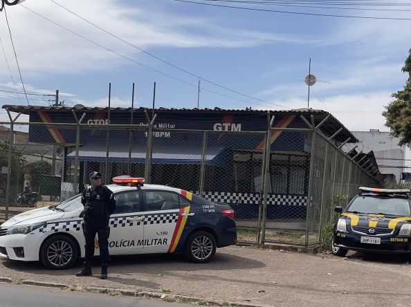 PM reforma posto policial GTOP no Areal